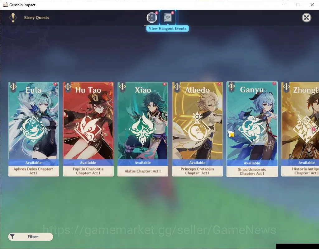 Genshin Impact Accounts ASIA|AR49|3Limited+1(*5Weapon)|Nefer,Lauma,Chasca| image 10