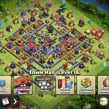 Clash of Clans Accounts High-End LV 224|TH 18-BH 9|HH 10|Limited Skin|BK 88,AQ 88,GW 65,MP 62,RC 35,DD 13|BM 30,BC 30|Free