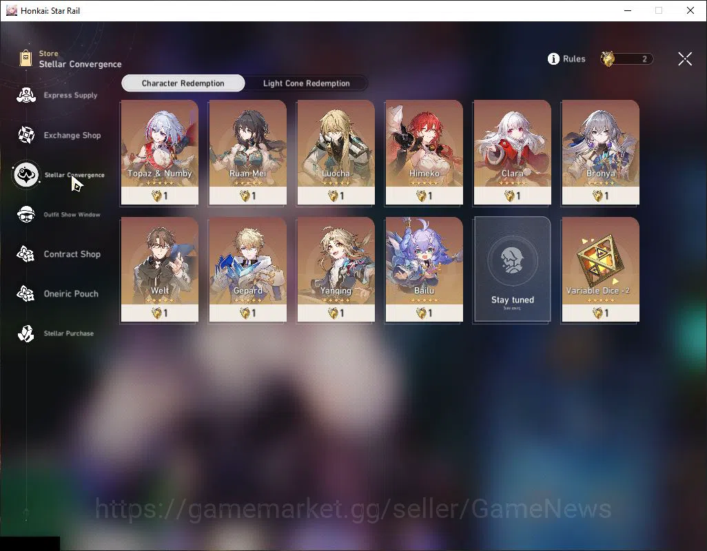 Honkai Star Rail Accounts Mid Game Asia|TL 67|7 Limited|[TheHerta,Cerydra,Saber]+Sign,Sunday,Tribbie,Archer,Dante|Male 10