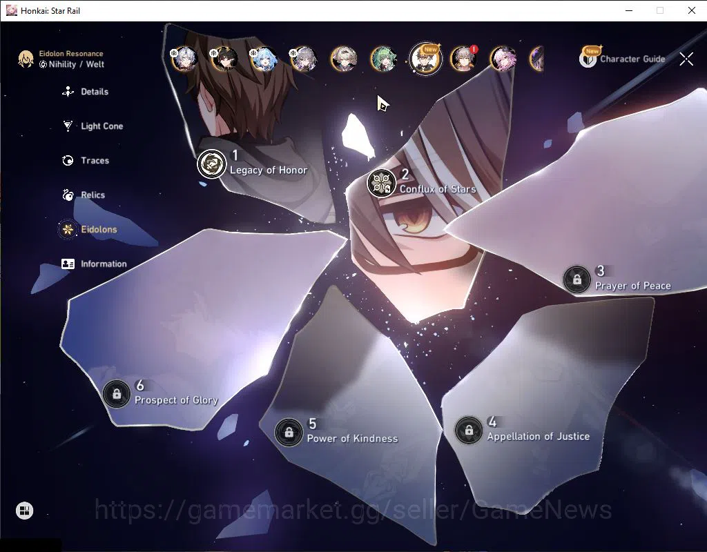 Honkai Star Rail Accounts Asia|TL 70|Herta Prem Team|14 Limited|Phainon,Anax image 9