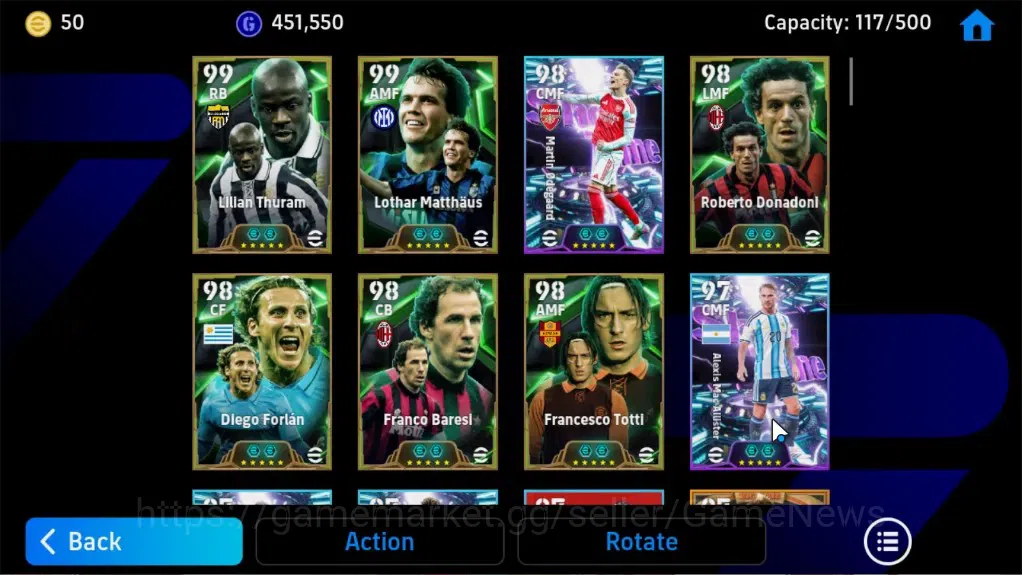 eFootball Accounts Android|BigTime David Beckham,Epic Totti,Forlan,Fr image 5
