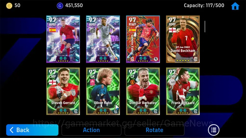 eFootball Accounts Android|BigTime David Beckham,Epic Totti,Forlan,Fr image 6