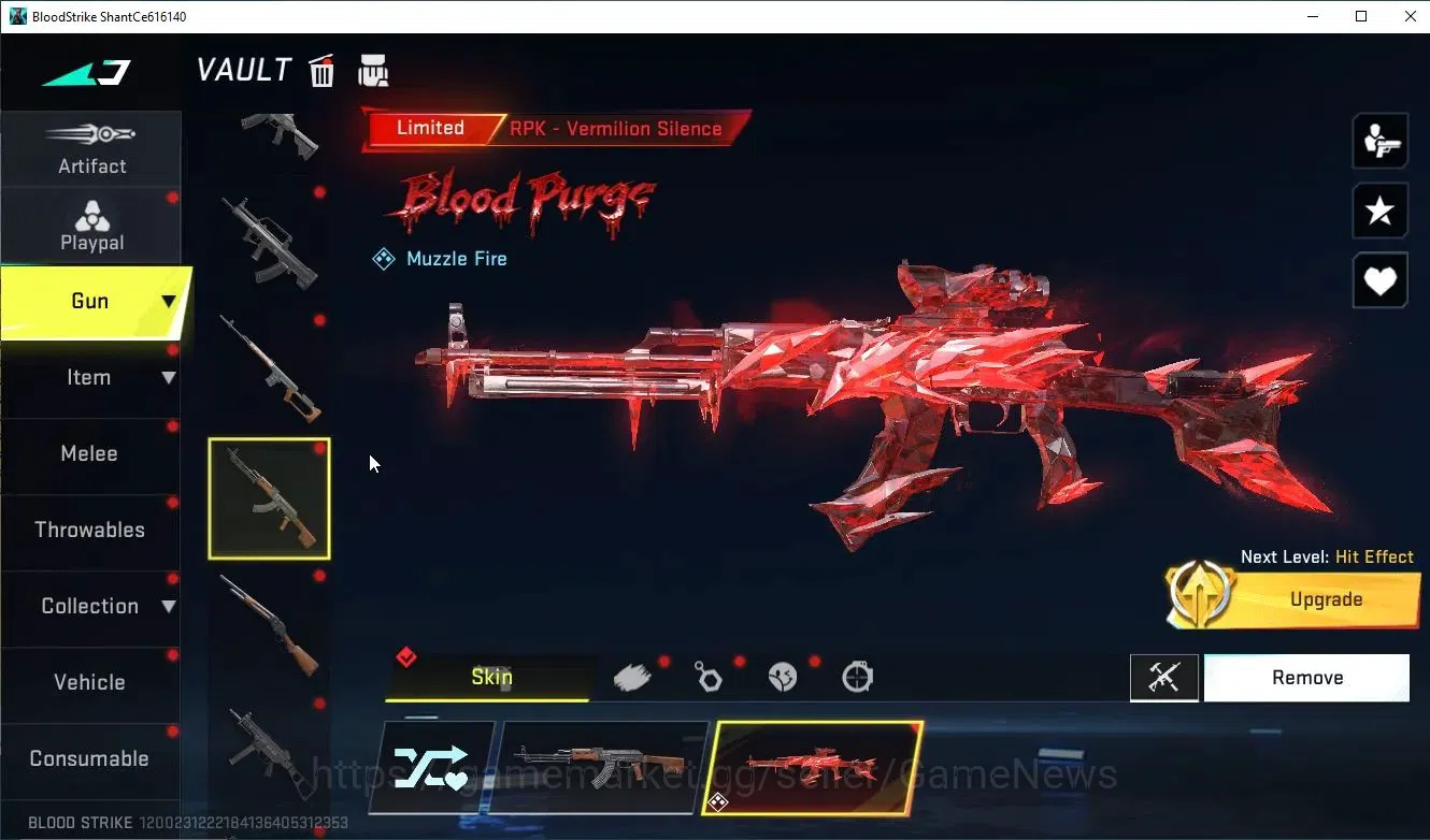 Blood Strike Accounts ASIA|Eternal DEagle-Scorpius|Collab 7DS(Playpal Os image 11