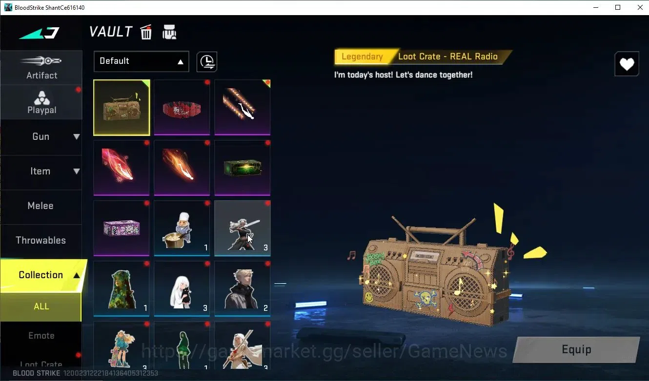 Blood Strike Accounts ASIA|Eternal DEagle-Scorpius|Collab 7DS(Playpal Os image 16