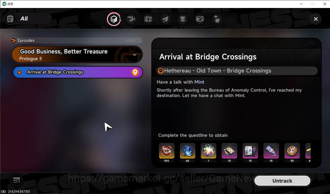 Neverness to Everness Accounts GLOBAL EU |HL 3| 1 SSR Limited Meta Nanally | 6 SR image 8