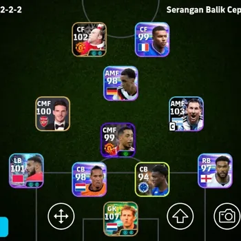 eFootball Accounts Others Android|PW 3016|Epic VanDeSar Rooney,Showtime ManuelNeuer mazraouil LionelMessi| EFB3723B