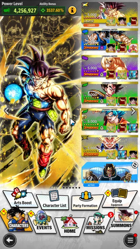 Dragon Ball Legends Accounts Lvl 153 | 345 M Total Power | 1 Ultra + 1 LR | Ult image 2