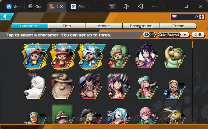 One Piece Bounty Rush Accounts Others GLOBAL| EX 2| PR 17| WI Trafalgal Law, GP Gol D.Roger |More Detail Check SS|OPBR273B 3