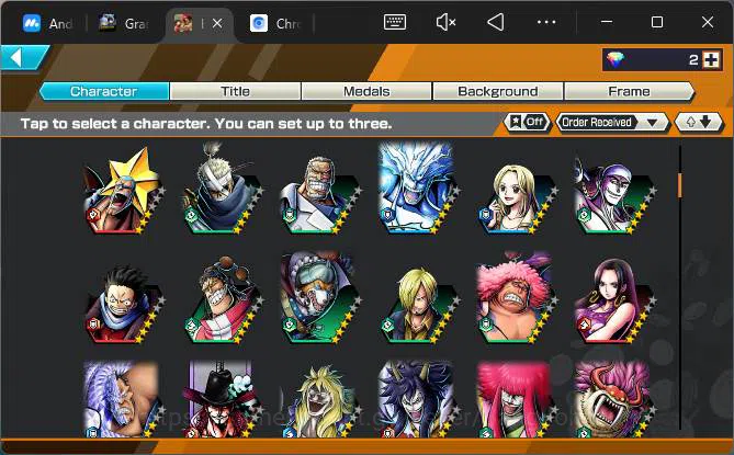 One Piece Bounty Rush Accounts Others GLOBAL| EX 2| PR 17| WI Trafalgal Law, GP Gol D.Roger |More Detail Check SS|OPBR273B 4