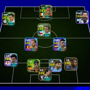 eFootball Accounts Legends & Iconic Players Efootball Collective Strength 3194 | Tomas Rosicly 105 •  Eden Hazzard 102