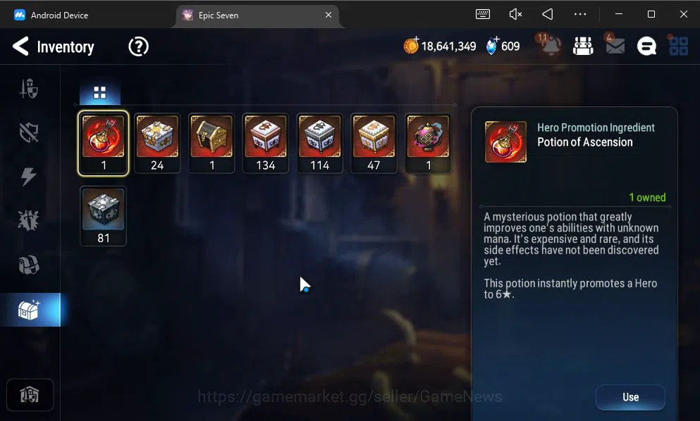 Epic Seven Accounts GLOBAL Unverif|7 ML(NM Luna,Straze,TE Kayron,Etc)+ image 5