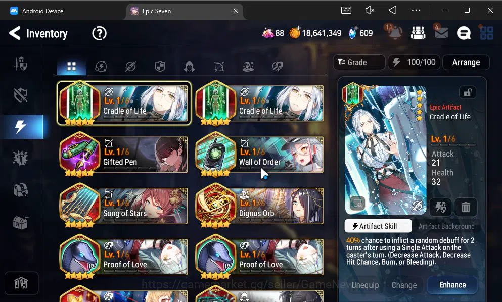 Epic Seven Accounts GLOBAL Unverif|7 ML(NM Luna,Straze,TE Kayron,Etc)+ image 7