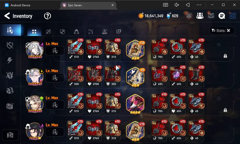 Epic Seven Accounts GLOBAL Unverif|7 ML(NM Luna,Straze,TE Kayron,Etc)+ image 9