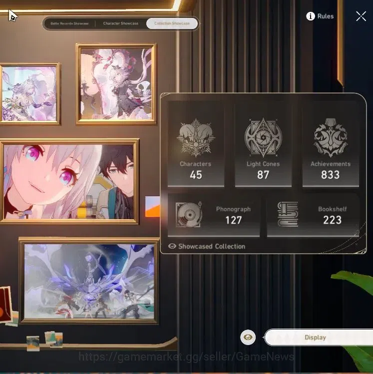 Honkai Star Rail Accounts Asia|TL 70|16 Limited|(AcheronE3,Evanescia,Casto,T image 3