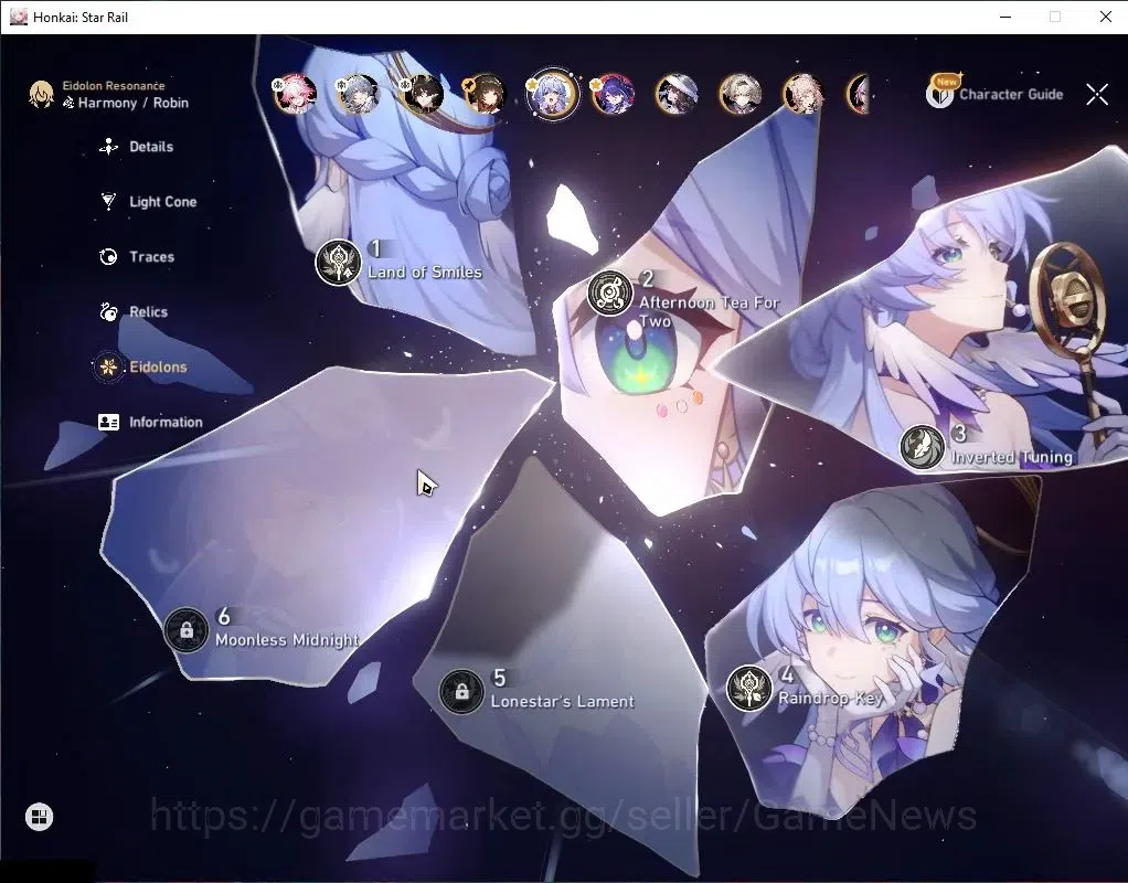 Honkai Star Rail Accounts Asia|TL 70|16 Limited|(AcheronE3,Evanescia,Casto,T image 5