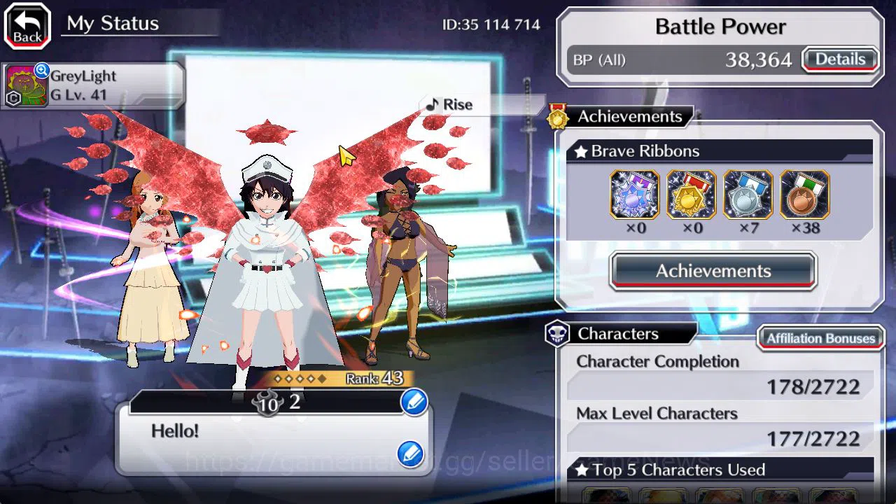 Bleach: Brave Souls Accounts [GLOBAL]6K Orbs+Fresh All Story|TYBW26 Bambieta,Sw image 2