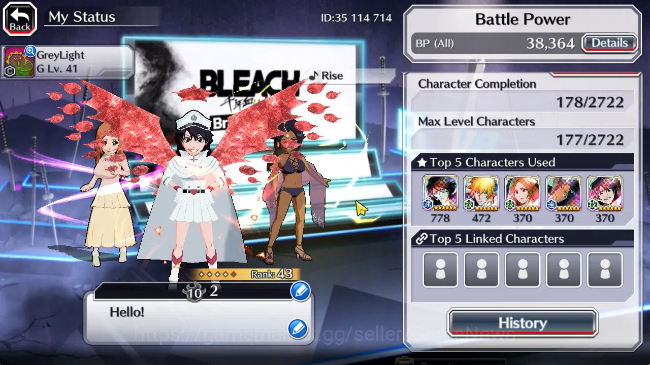 Bleach: Brave Souls Accounts [GLOBAL]6K Orbs+Fresh All Story|TYBW26 Bambieta,Sw image 3