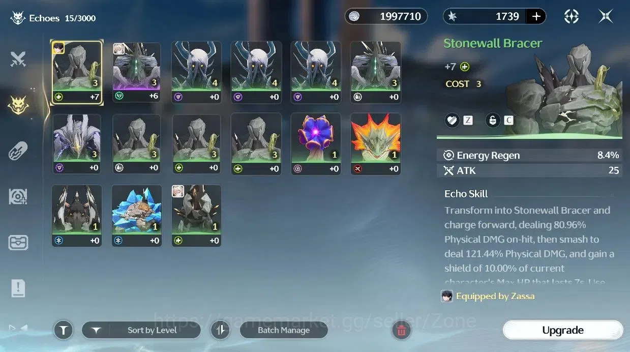 Wuthering Waves Accounts Others SEA|UL20|SOL3 R2|Resonators:Lynae,Shorekeeper,Verina,Rebecca |MC MALE| 1739 4