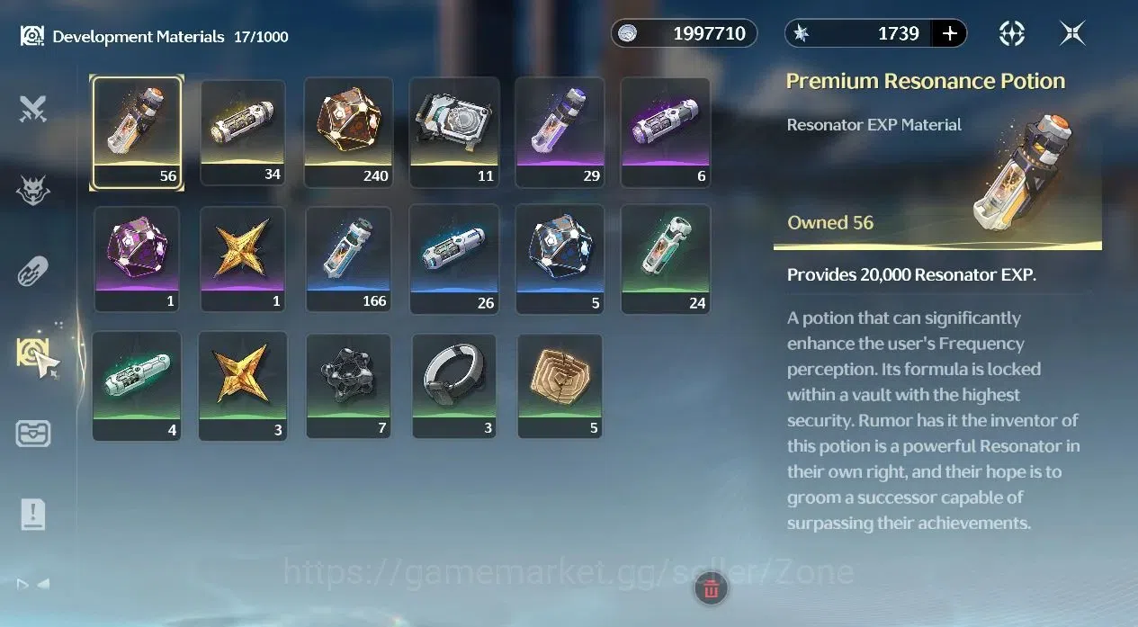 Wuthering Waves Accounts Others SEA|UL20|SOL3 R2|Resonators:Lynae,Shorekeeper,Verina,Rebecca |MC MALE| 1739 6