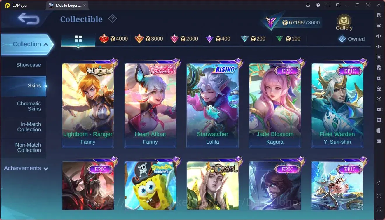 Mobile Legends: Bang Bang Accounts Global |Hero 133|Skin 304|Renowned|KOF Karina|Luck image 10