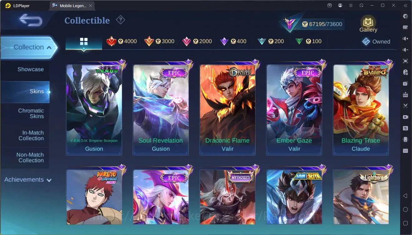 Mobile Legends: Bang Bang Accounts Global |Hero 133|Skin 304|Renowned|KOF Karina|Luck image 13