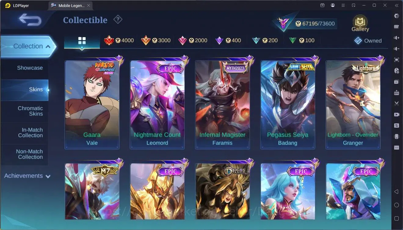 Mobile Legends: Bang Bang Accounts Global |Hero 133|Skin 304|Renowned|KOF Karina|Luck image 14