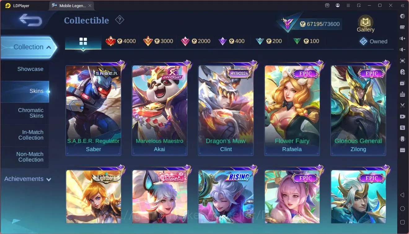 Mobile Legends: Bang Bang Accounts Global |Hero 133|Skin 304|Renowned|KOF Karina|Luck image 9
