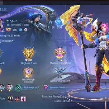Mobile Legends: Bang Bang Collector Global |Hero 133|Skin 304|Renowned|KOF Karina|Luck image 1