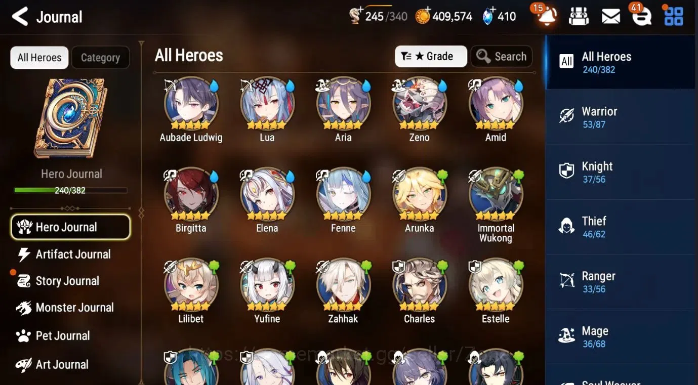 Epic Seven Accounts ASIA|Starter|23ML (LOTScales, Zio) Etc. w/ Zio LvM image 8