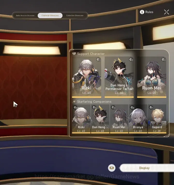 Honkai Star Rail Accounts Others Asia|TL 37|7 Limited|Firefly,Ashveil,Sparkle,Robin,Argenti,Ruan Mei,Dante|Male MC|Take 2