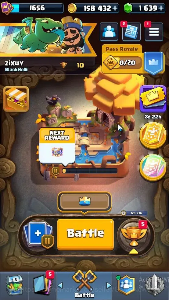 Clash Royale Accounts High-End Lv 1656|Trophy 14000|11 MAX CARD|KTL 16|S 29|Card MAX 122|8 HERO 15 EVO 8 Champ 22 Legend 33 1