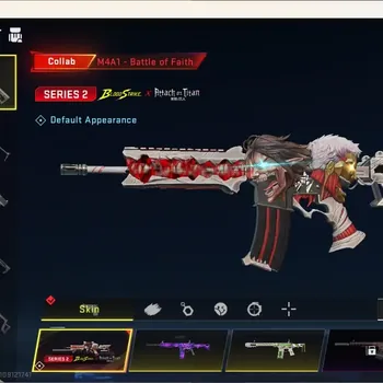 Blood Strike Accounts Collab Skin ASIA | 1 AOT Gun: M4A1-Battle of Faith|1 AOT Striker: KATYA-Female Titan|3 Ultra Guns|3