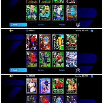 eFootball Accounts Legends & Iconic Players Ibrahimovic 109➤Wesley Snijder 104➤Oliver Khan 105➤Dioga Forlan 103➤Christian
