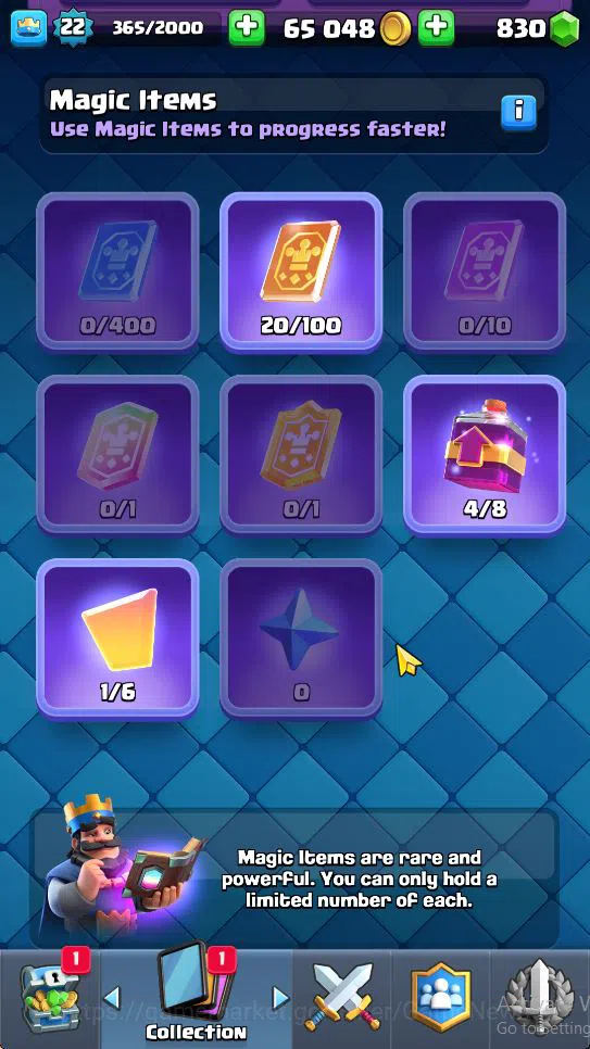 Clash Royale Accounts Lv 22|Trophy 3310|KTL 9|Limited Skin|Card 62| 2 EV image 11