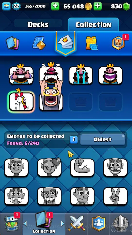 Clash Royale Accounts Lv 22|Trophy 3310|KTL 9|Limited Skin|Card 62| 2 EV image 12