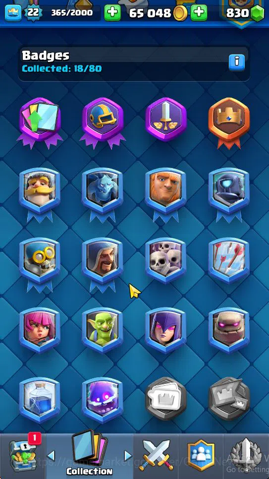 Clash Royale Accounts Lv 22|Trophy 3310|KTL 9|Limited Skin|Card 62| 2 EV image 14