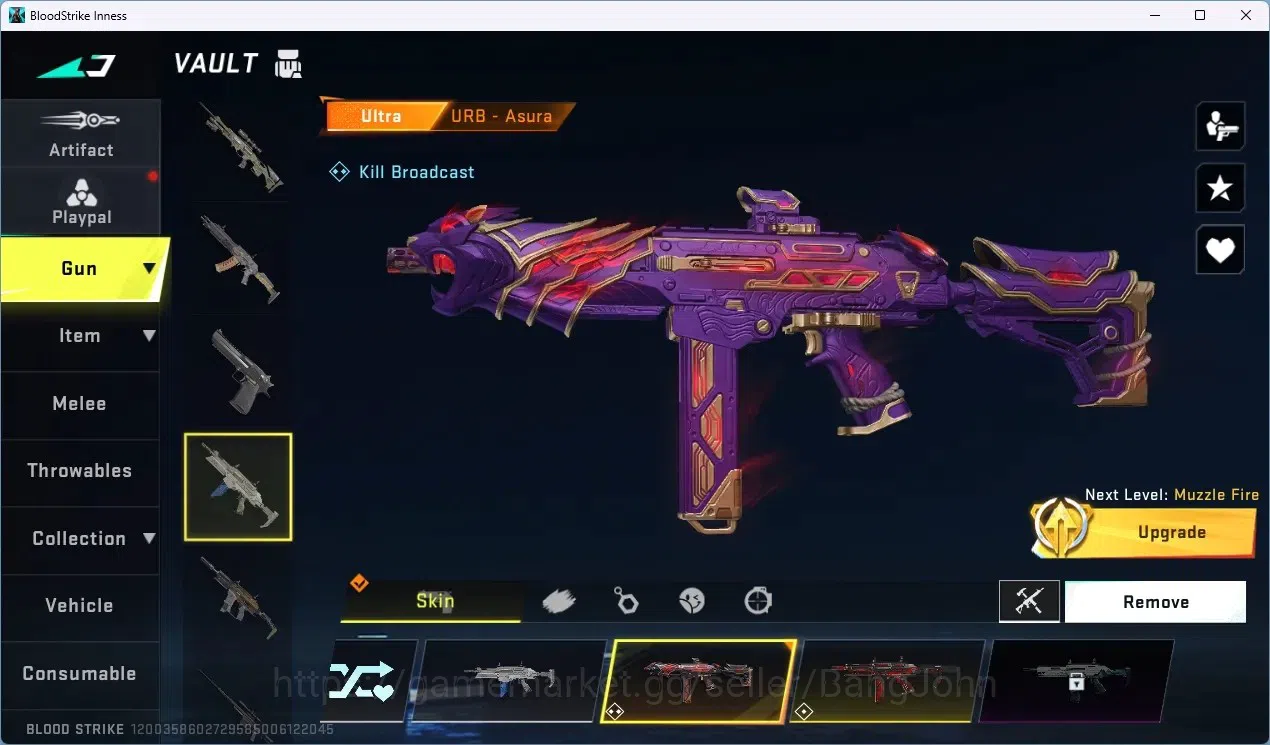 Blood Strike Accounts ASIA | 1 EVO: FAL|1 ETERNAL-Dynamite|2 AOT,1TR Gun image 5