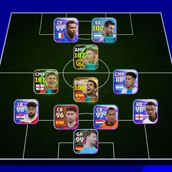 eFootball Accounts Legends & Iconic Players Mobile|PW 2984|New Big Time Rodri| Epic Gerrard, Marco Reus, |Showtime Neuer