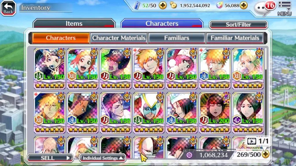 Bleach: Brave Souls Accounts Others [GLOBAL]|56K Orb|Swimsuit26 Giselle&Orihime,DreamTeam Ichigo,Renewed Ichigo,SantaSociety 12