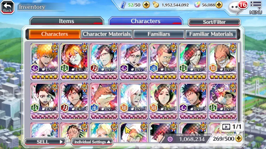 Bleach: Brave Souls Accounts Others [GLOBAL]|56K Orb|Swimsuit26 Giselle&Orihime,DreamTeam Ichigo,Renewed Ichigo,SantaSociety 14