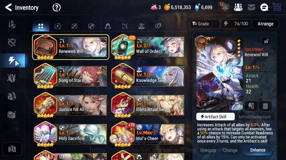 Epic Seven Accounts GLOBAL Unverif|NewEra|5 ML(School Nurse Yulha,BM H image 11