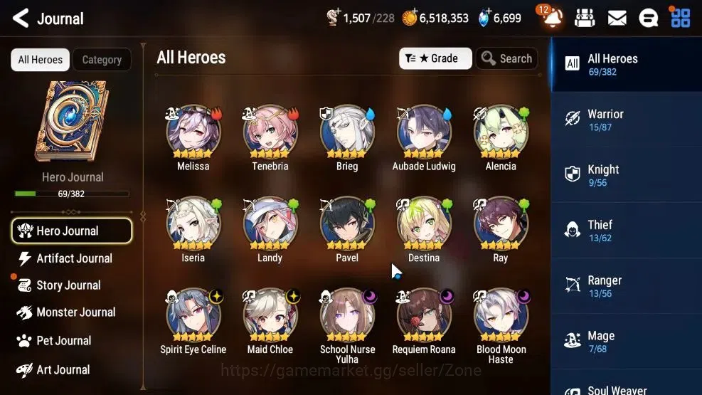 Epic Seven Accounts GLOBAL Unverif|NewEra|5 ML(School Nurse Yulha,BM H image 7