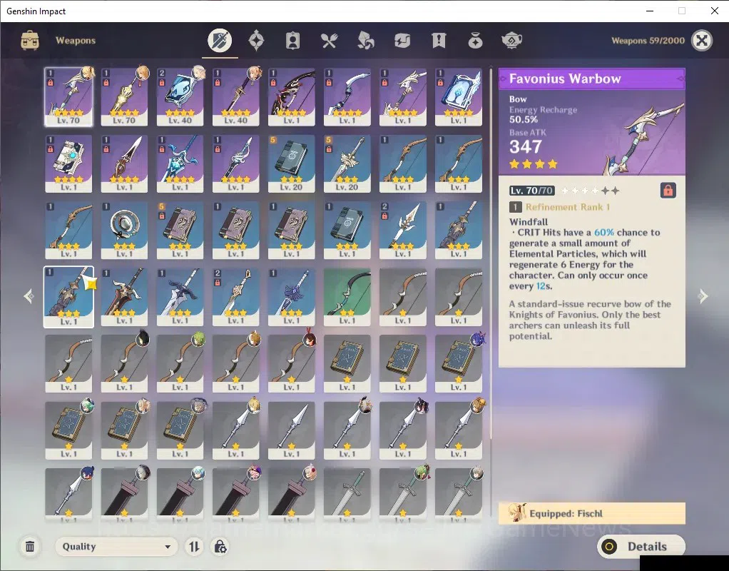 Genshin Impact Accounts Asia |AR35 |All Unset+Rate ON |1 Limited [Nicole]  image 4