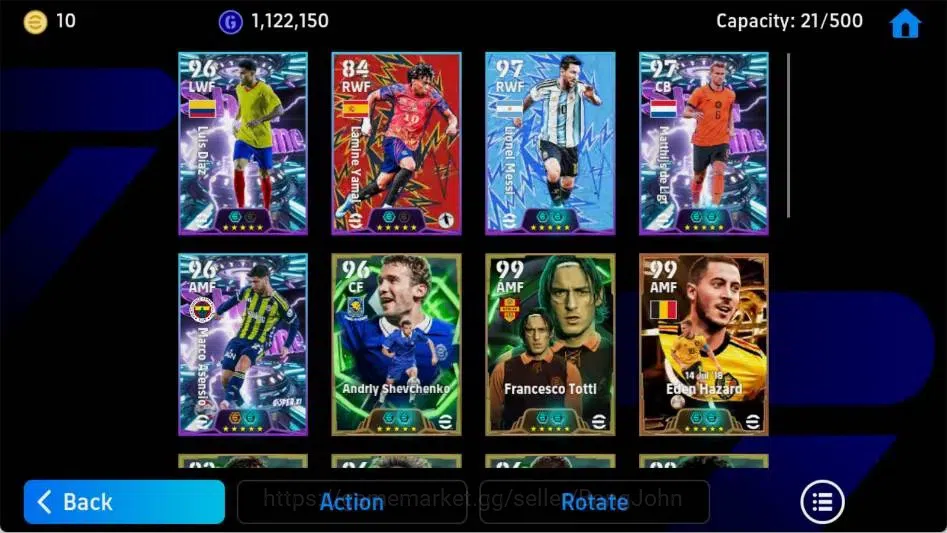 eFootball Accounts Mobile|PW 3168|Eden Hazard BigT,Luis Diaz ShowT,Ma image 3