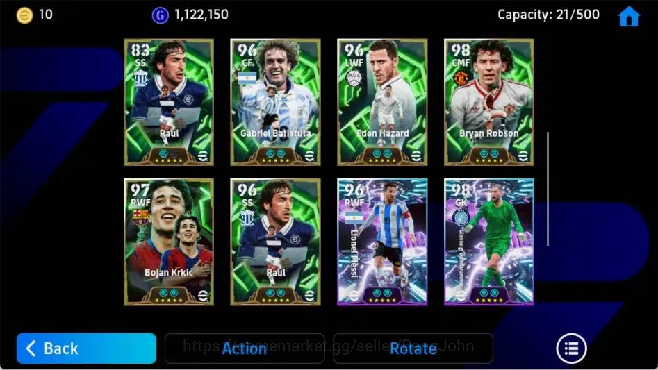 eFootball Accounts Mobile|PW 3168|Eden Hazard BigT,Luis Diaz ShowT,Ma image 4