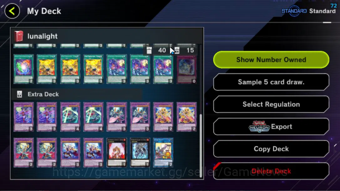Yu-Gi-Oh! Master Duel Accounts Mid-Level Lv 18 | 18 Deck |VSK9,DragonMaid,Lunalight,Resonators,Etc|Ranked 5
