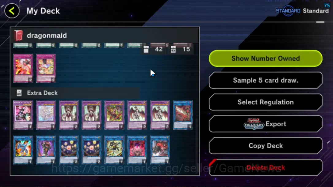 Yu-Gi-Oh! Master Duel Accounts Mid-Level Lv 18 | 18 Deck |VSK9,DragonMaid,Lunalight,Resonators,Etc|Ranked 9