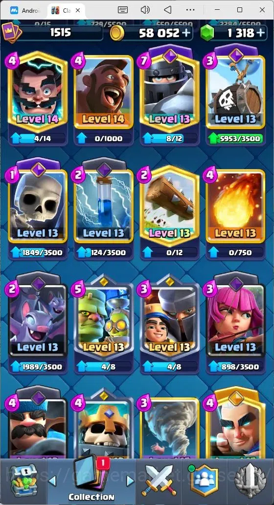 Clash Royale Accounts Mobile|Trophy 12332|4 Max Lv Cards|10 EVO Cards|3 image 5