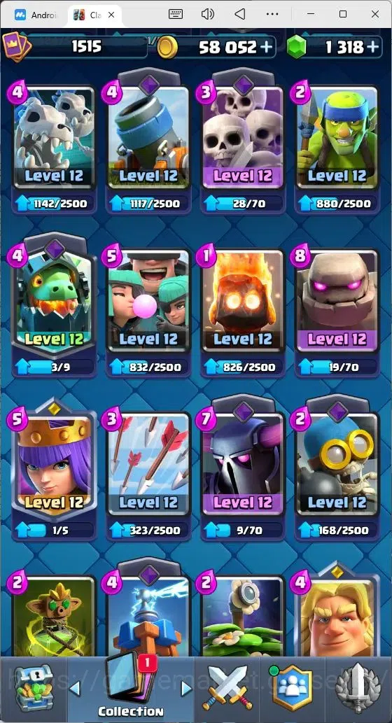 Clash Royale Accounts Mobile|Trophy 12332|4 Max Lv Cards|10 EVO Cards|3 image 7