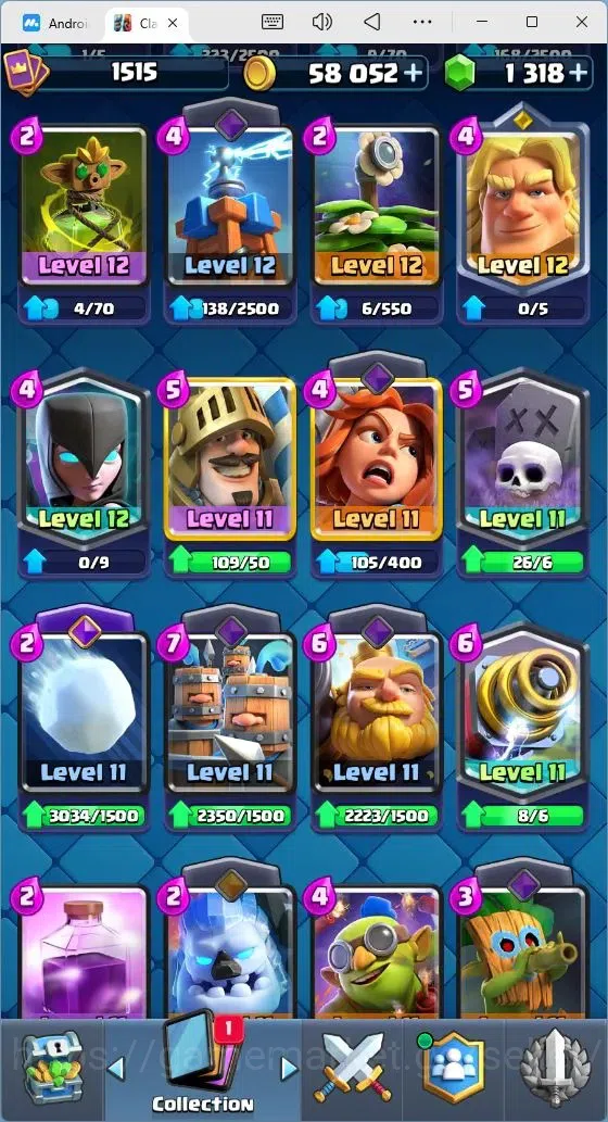 Clash Royale Accounts Mobile|Trophy 12332|4 Max Lv Cards|10 EVO Cards|3 image 8